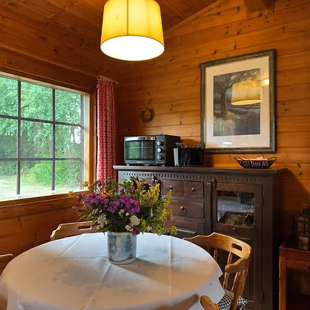 Nyaraló Blockhaus Mit Blick Auf Weide,