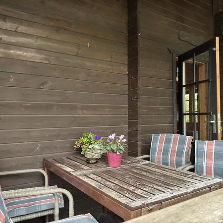 Blockhaus Mit Blick Auf Weide, *