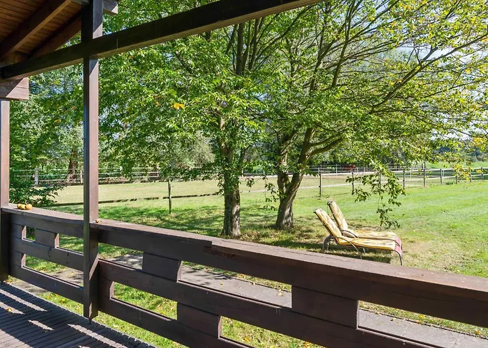 Semesterbostad Blockhaus Mit Blick Auf Weide,