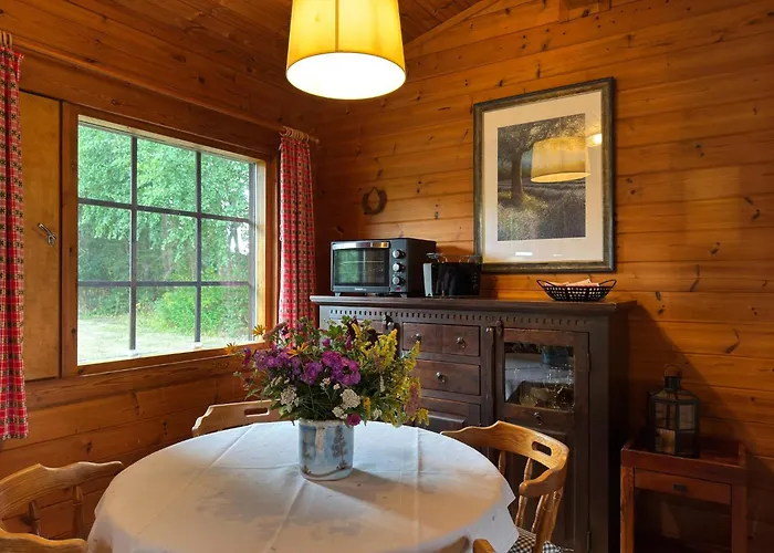 Semesterbostad Blockhaus Mit Blick Auf Weide,